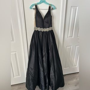 Angela & Alison Black Prom Dress